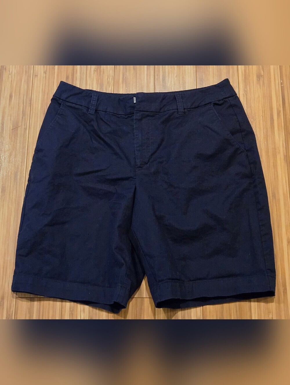 Matty M Navy Cotton Shorts